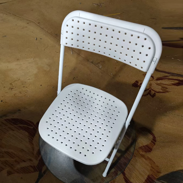 Flat Back Chair With Hole
