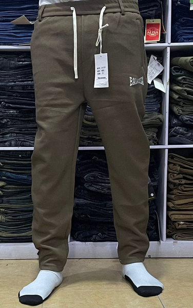 brown ribbed pants