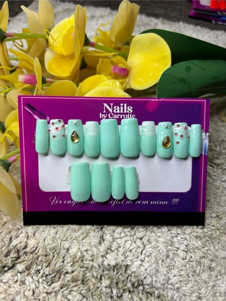 Ongles Press-Ons Mode Pastel