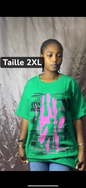 T-shirt imprimé oversize 2XL