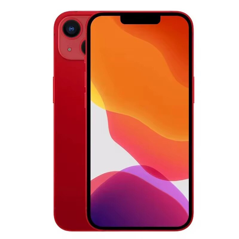 Smartphone rouge moderne