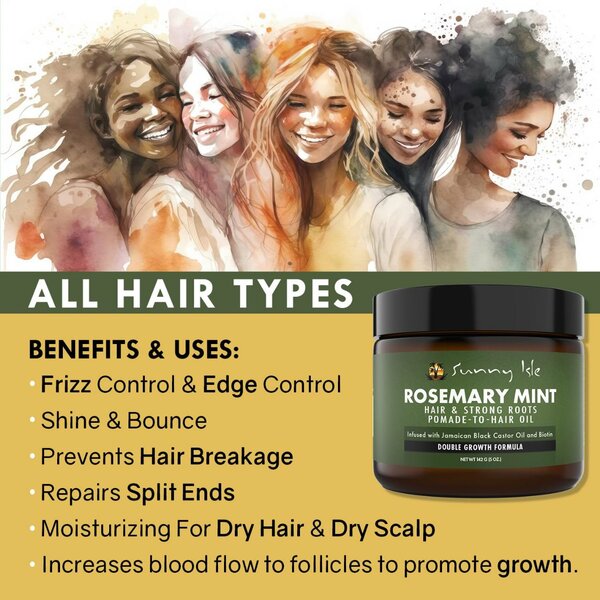 Sunny isle rosemary mint pomade