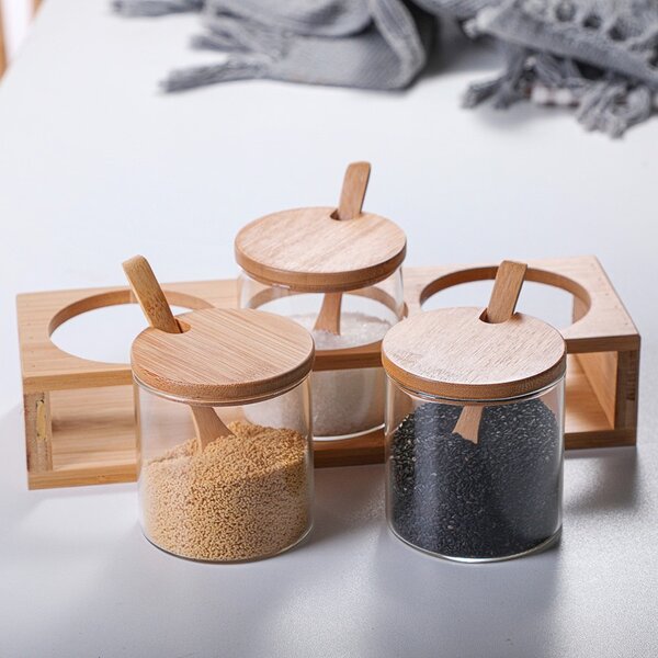 3 set jar with stand