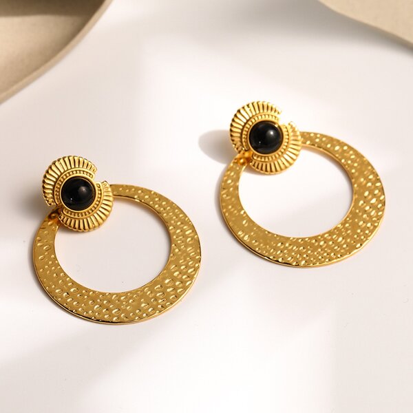 Premium loop stainless steel earrings