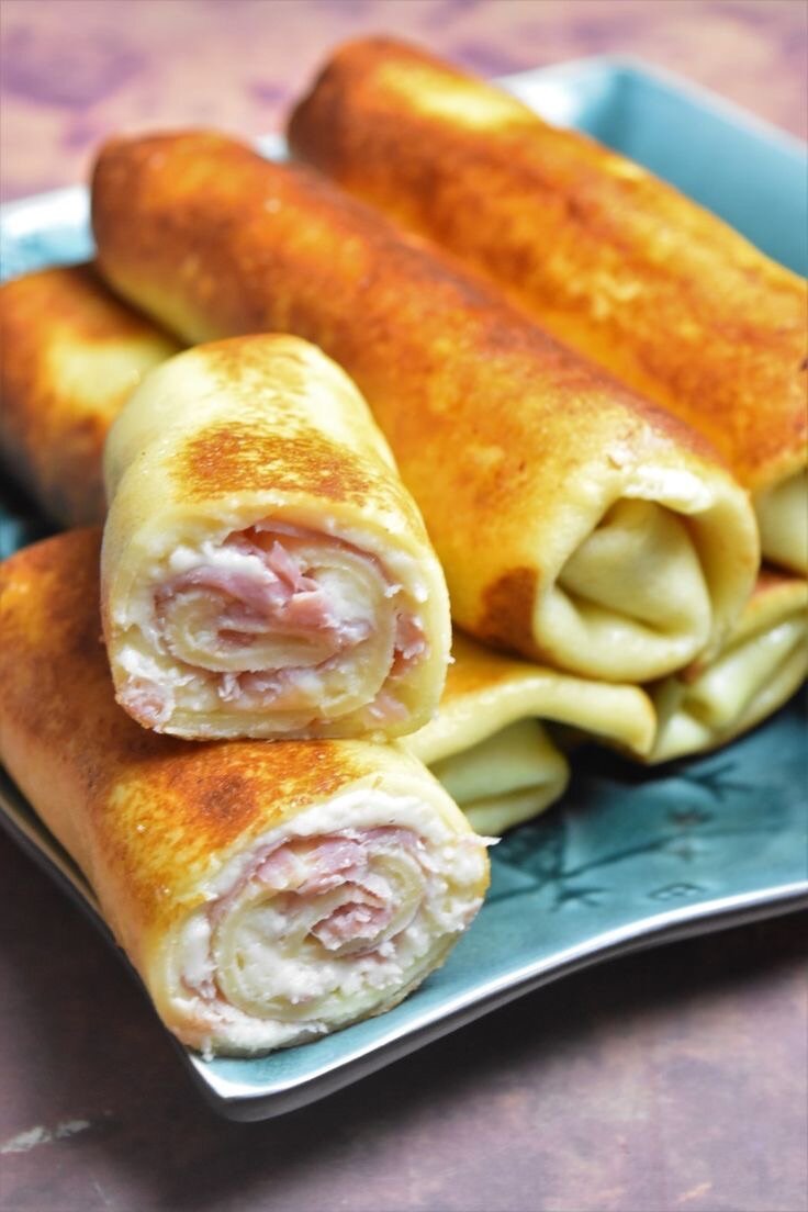 Crêpes au jambon fromage