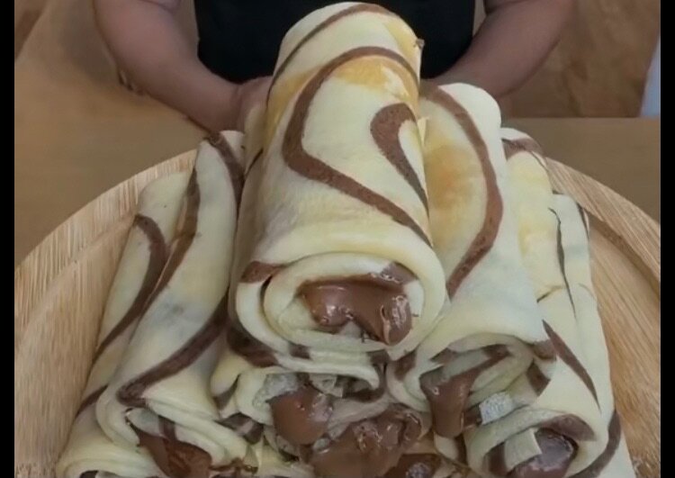 Crêpes au chocolat