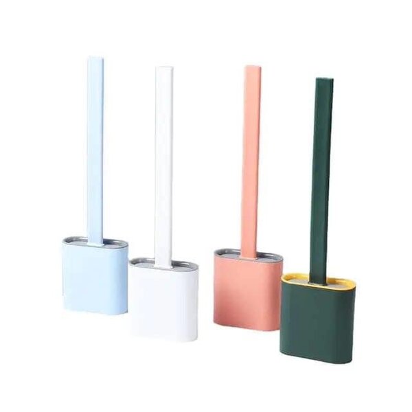 Toilet silicone brush