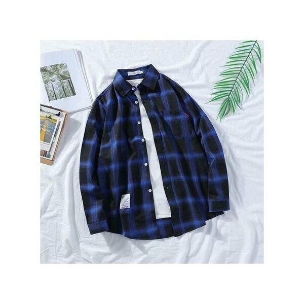 Chemise en flanelle à carreaux