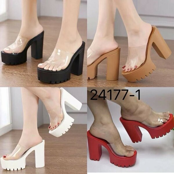 Women's Clear High Heel Sandals
