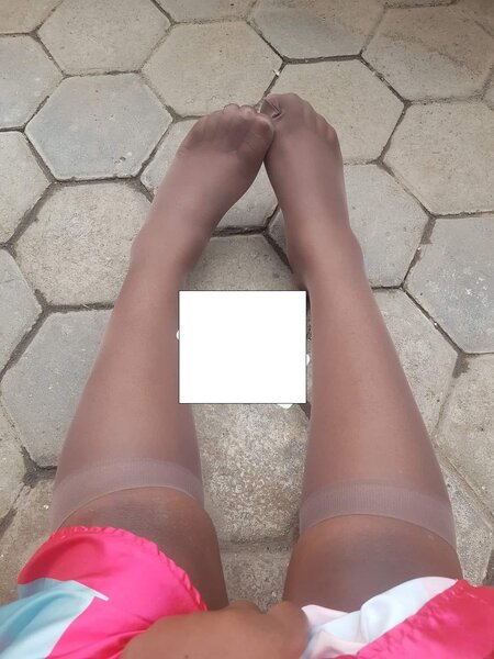 beige tights