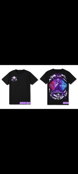 Tee shirt chibi closets x gojo noir