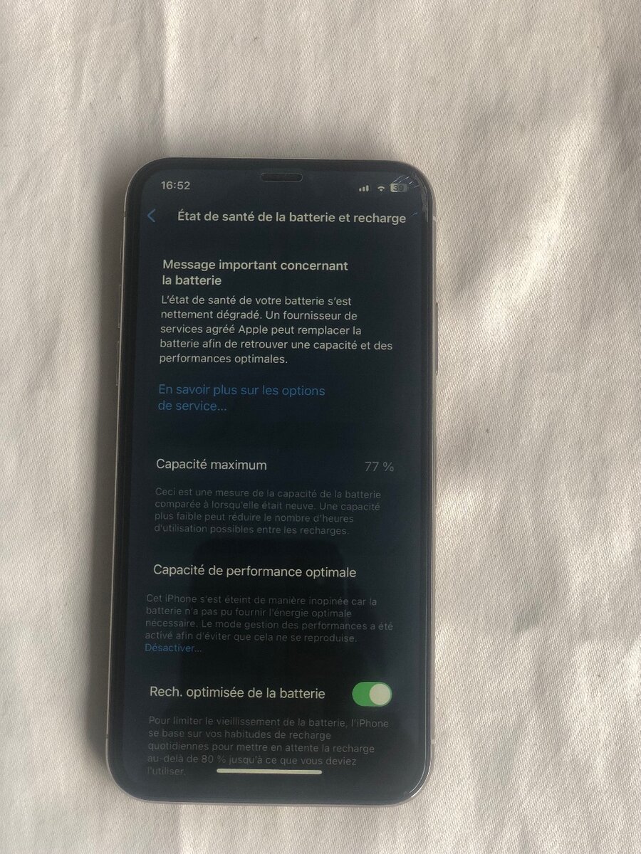 iPhone X 256 Go