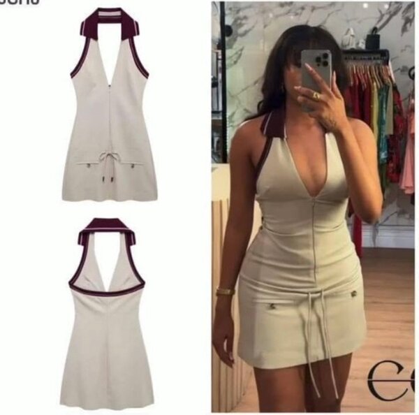 Robe chemise moulante