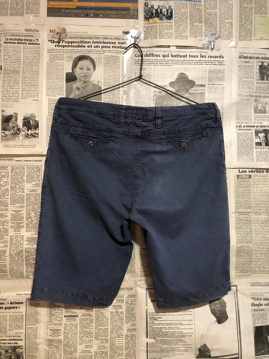 Shorts bleus décontractés homme