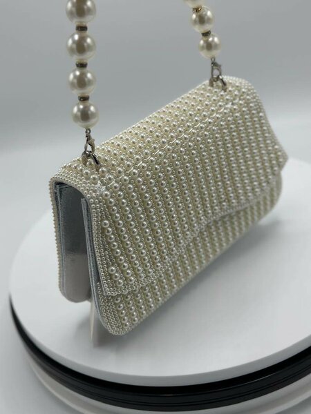 Beaded Design Handbag/Clutch