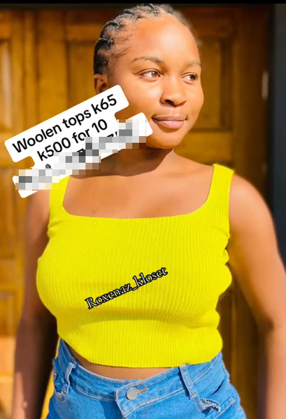 Short women's top