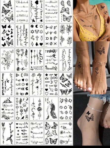 Tatouages temporaires élégants