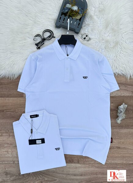 Polo blanc pour homme élégant