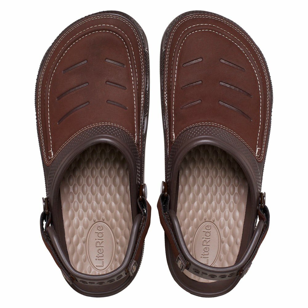 Sandales confort marron unisexe