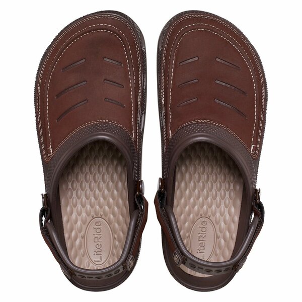 Sandales confort marron unisexe