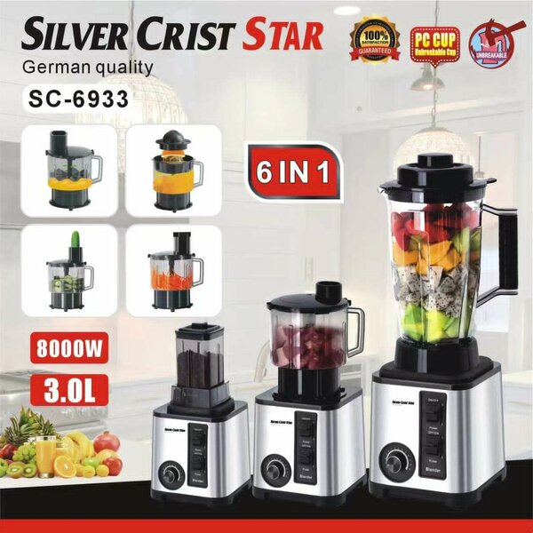 6 in 1 silver crest blender