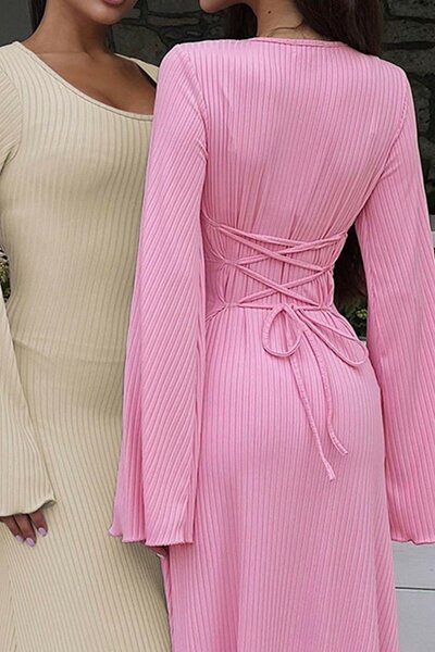 Waist tie dress