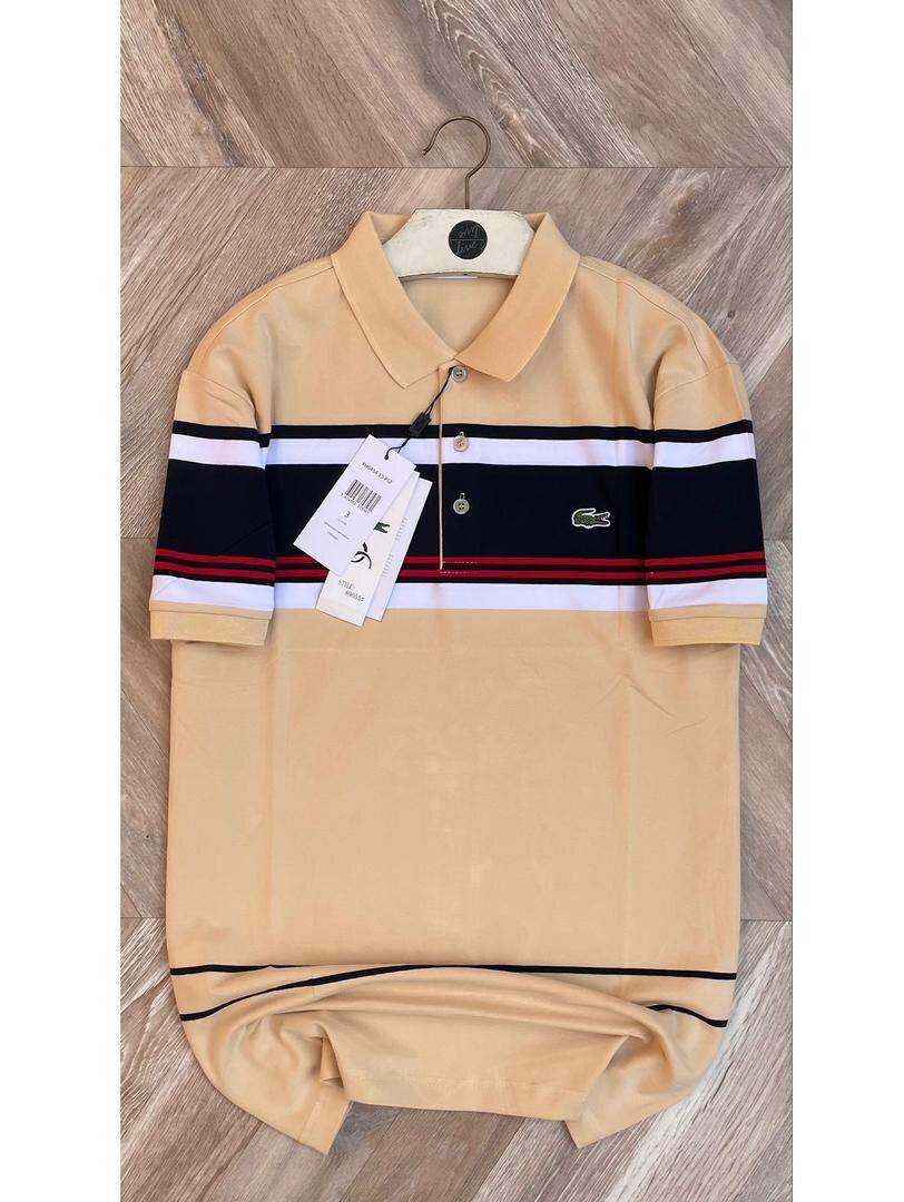 Polo homme à rayures élégantes