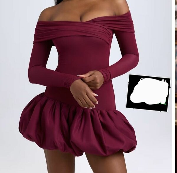 Robe épaules dénudées