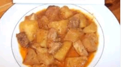 Ragoût de pomme au poulet