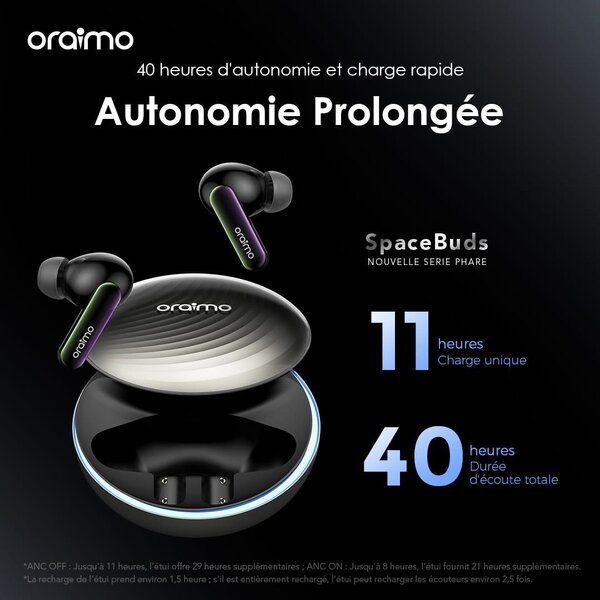 Oraimo SpaceBuds Sans Fil