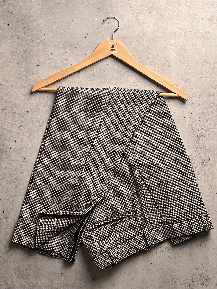 Pantalon à carreaux élégant
