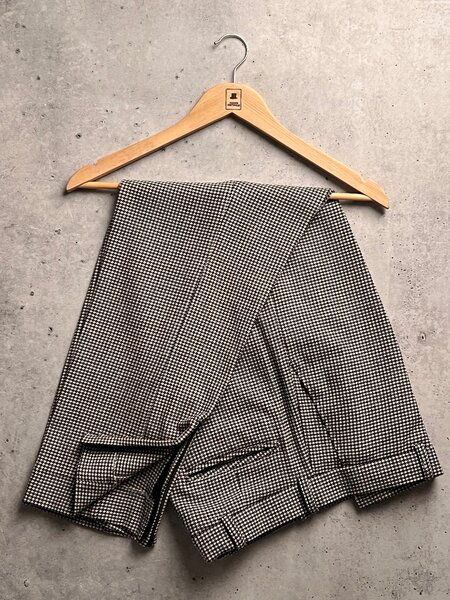 Pantalon à carreaux élégant