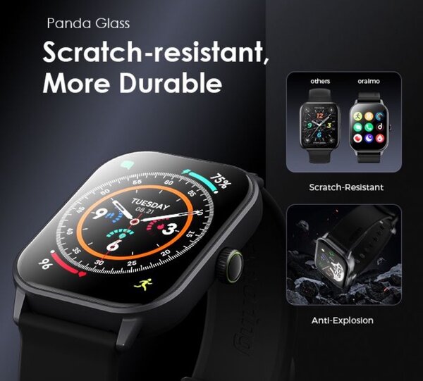 Watch 5 2.01" HD Panda Glass 1ATM Smart Watch Pink