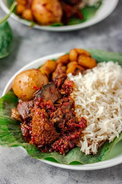 Rice with Buka Stew