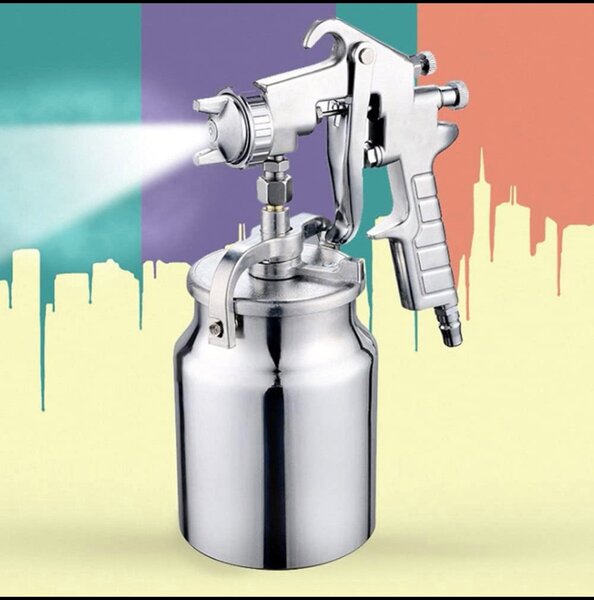 Spray Paint Gun Pulvérisateurs de Peinture 1000Ml 1.8 Pistol