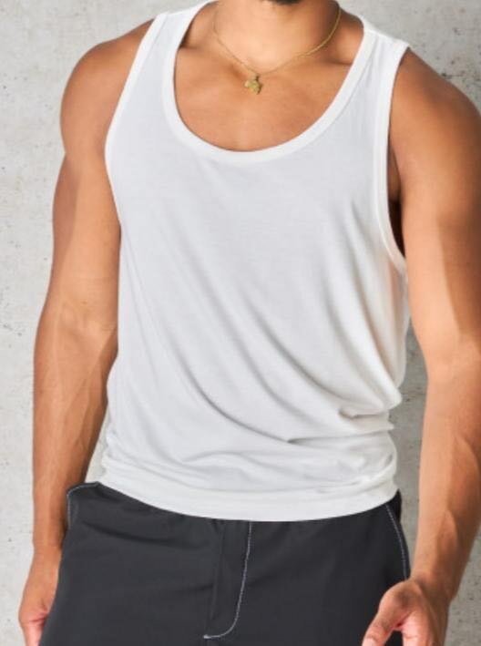 Débardeur homme blanc