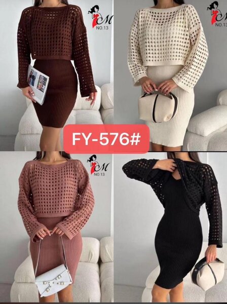 Robe deux pièces chic féminin