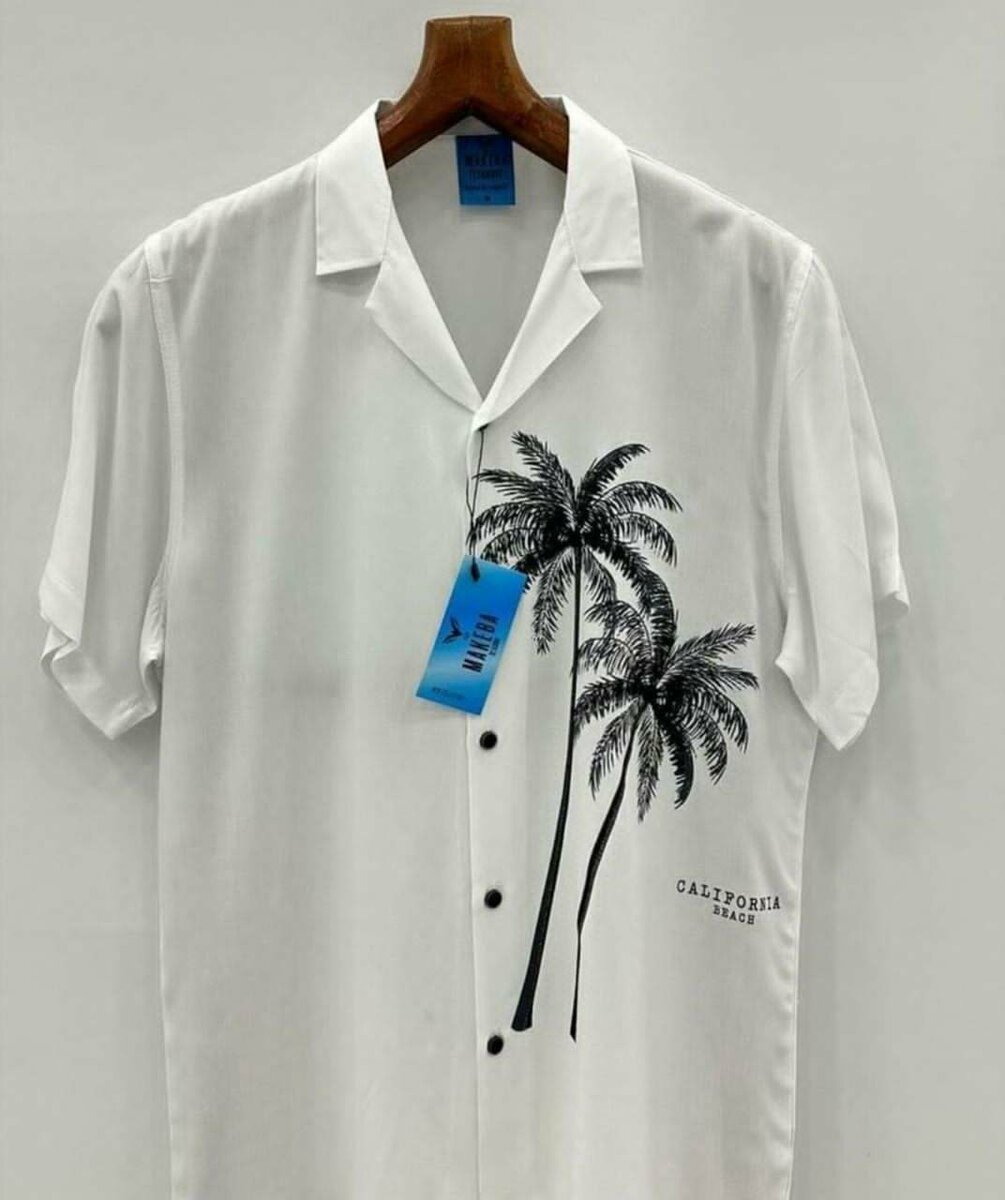Chemise Hawaii Palmiers Homme