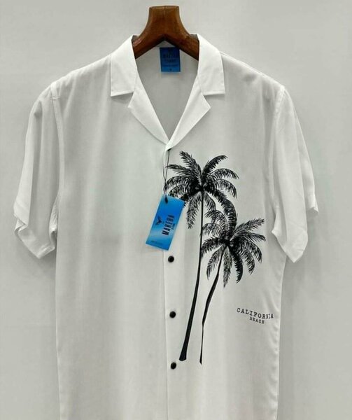 Chemise Hawaii Palmiers Homme