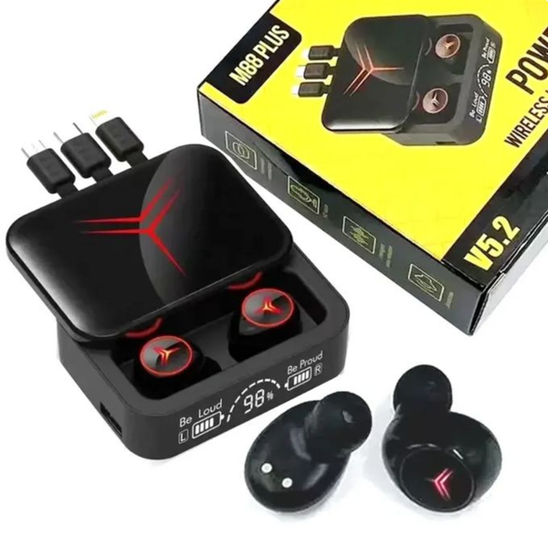 Ecouteurs Bluetooth V5.3 Sans Fil M88 PLUS