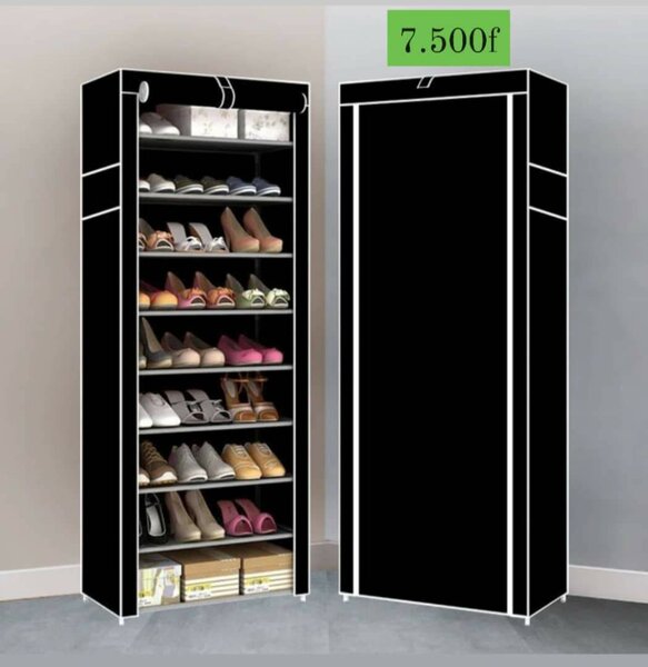 Étagère de chaussures à 9 niveaux