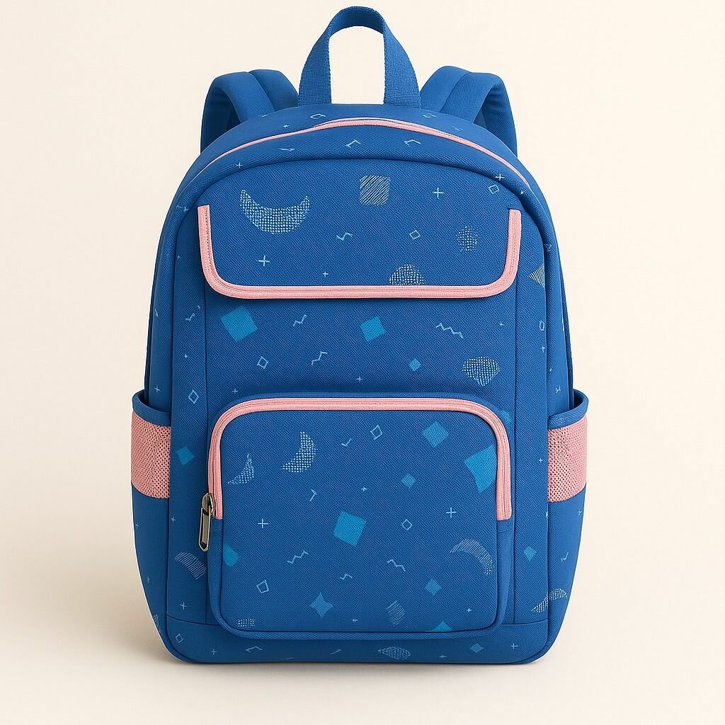 Sac à dos bleu tendance