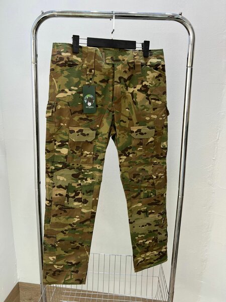 Solid Cargo Pants