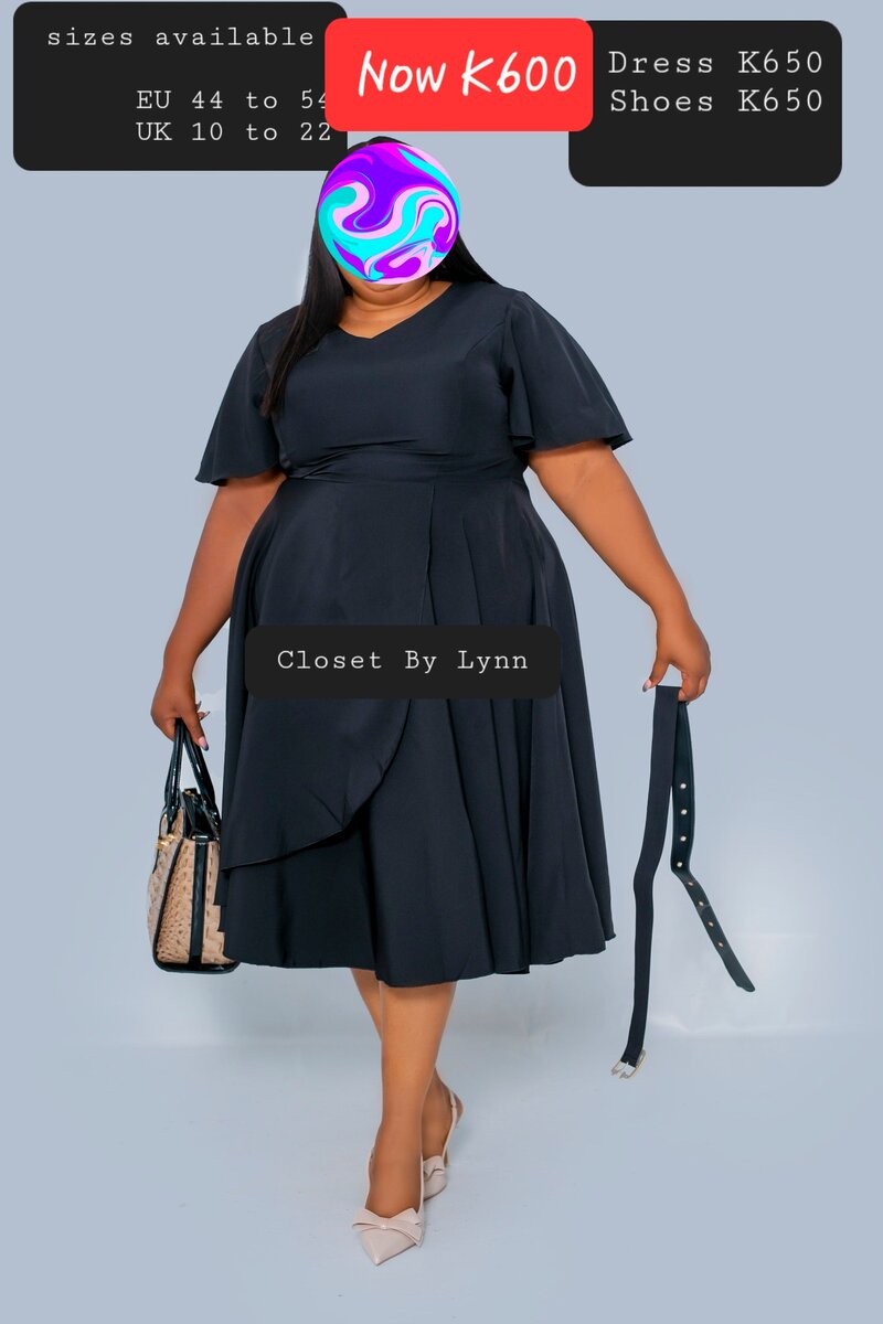 black dress