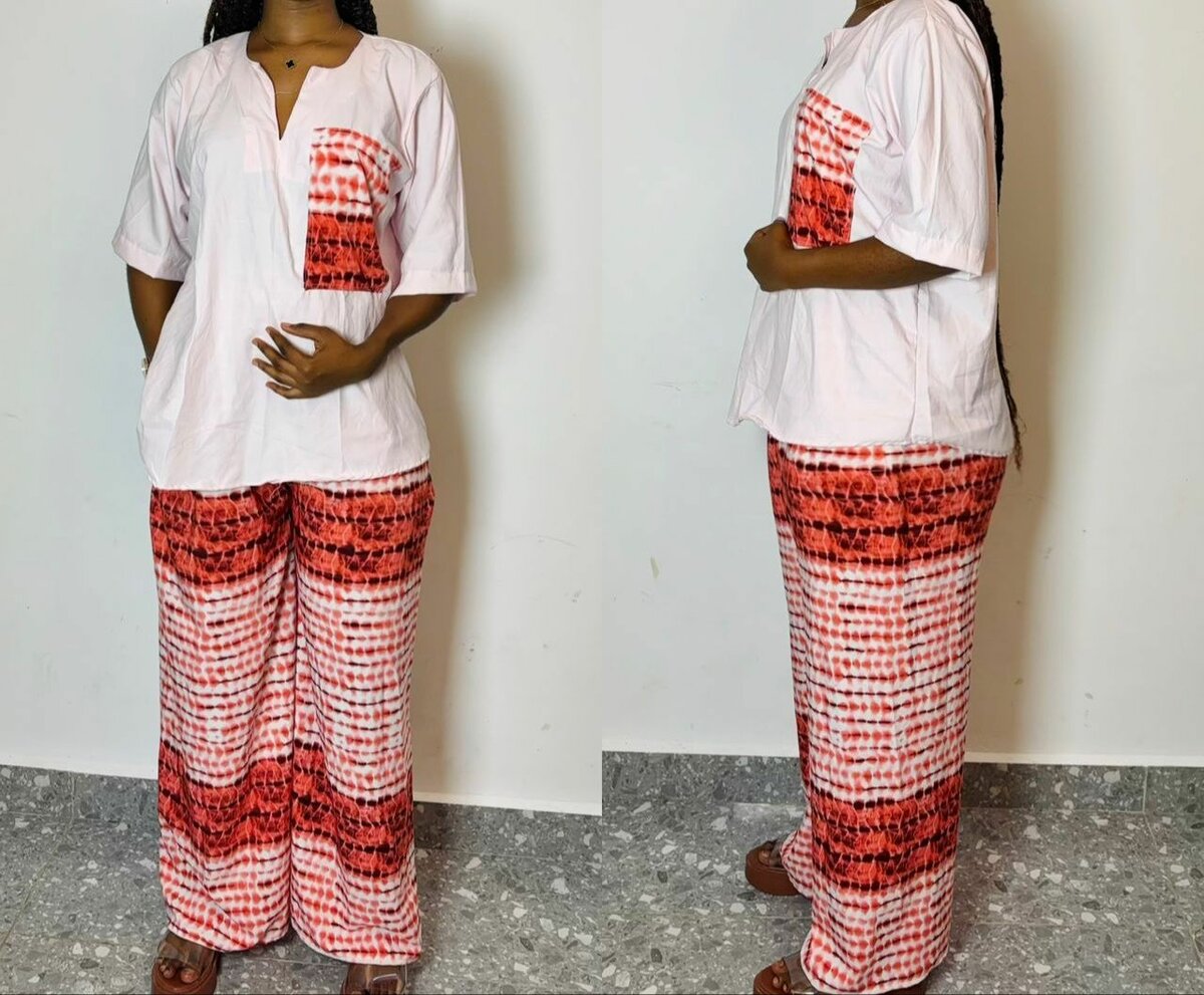 Set Africain Coloré et Confort