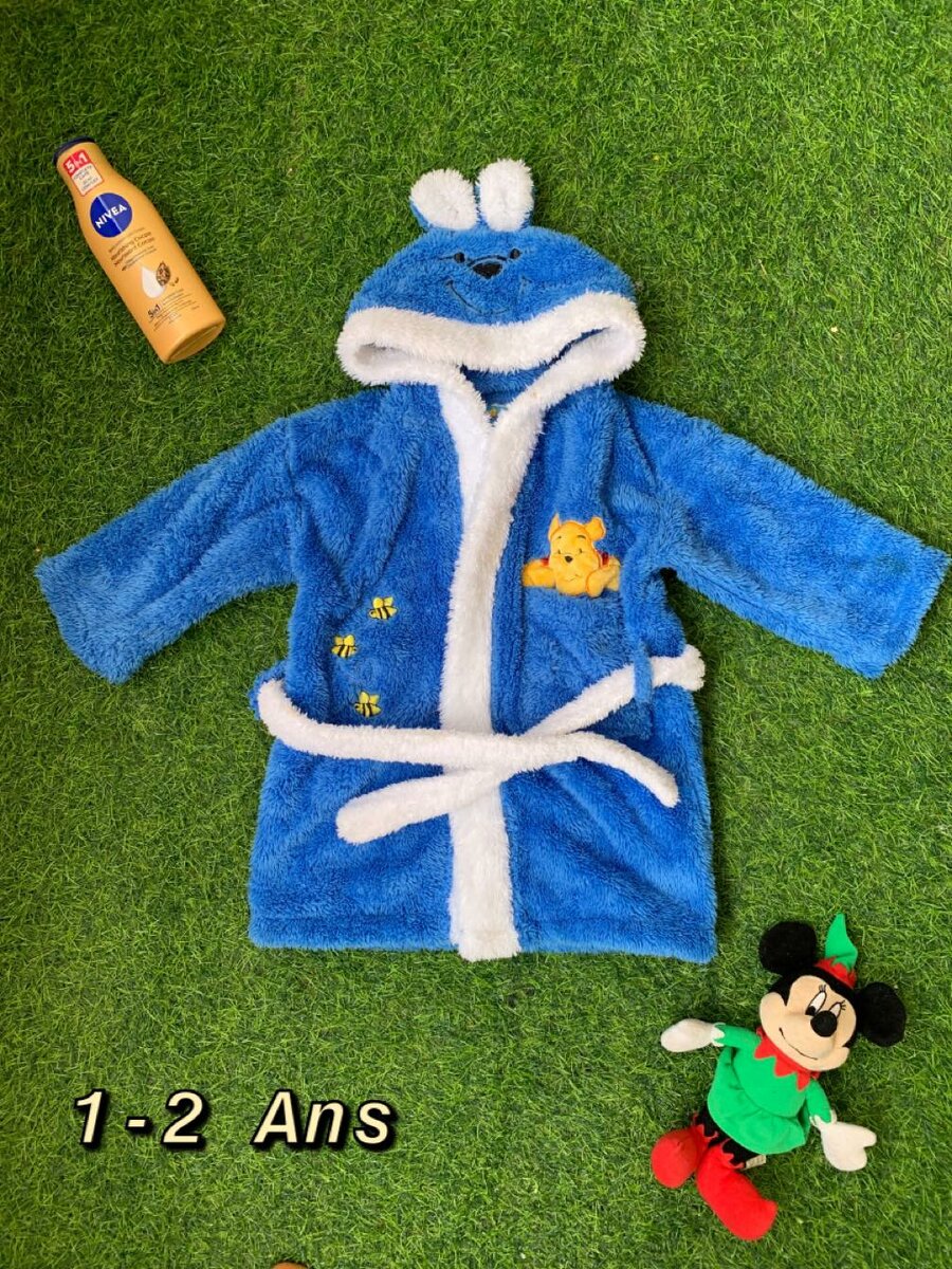 Peignoir bleu