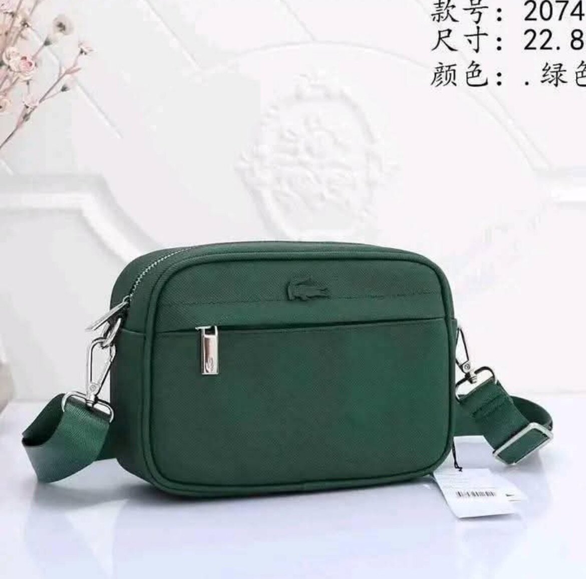 Sac bandoulière vert élégant