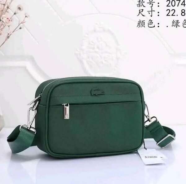 Sac bandoulière vert élégant