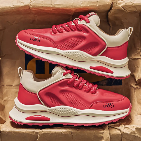 Baskets rouges mode femme