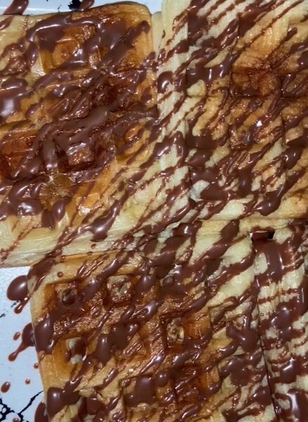 4 gaufres nutella